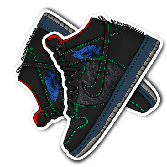 SB Dunk High "Twin Peak" Sneaker Sticker