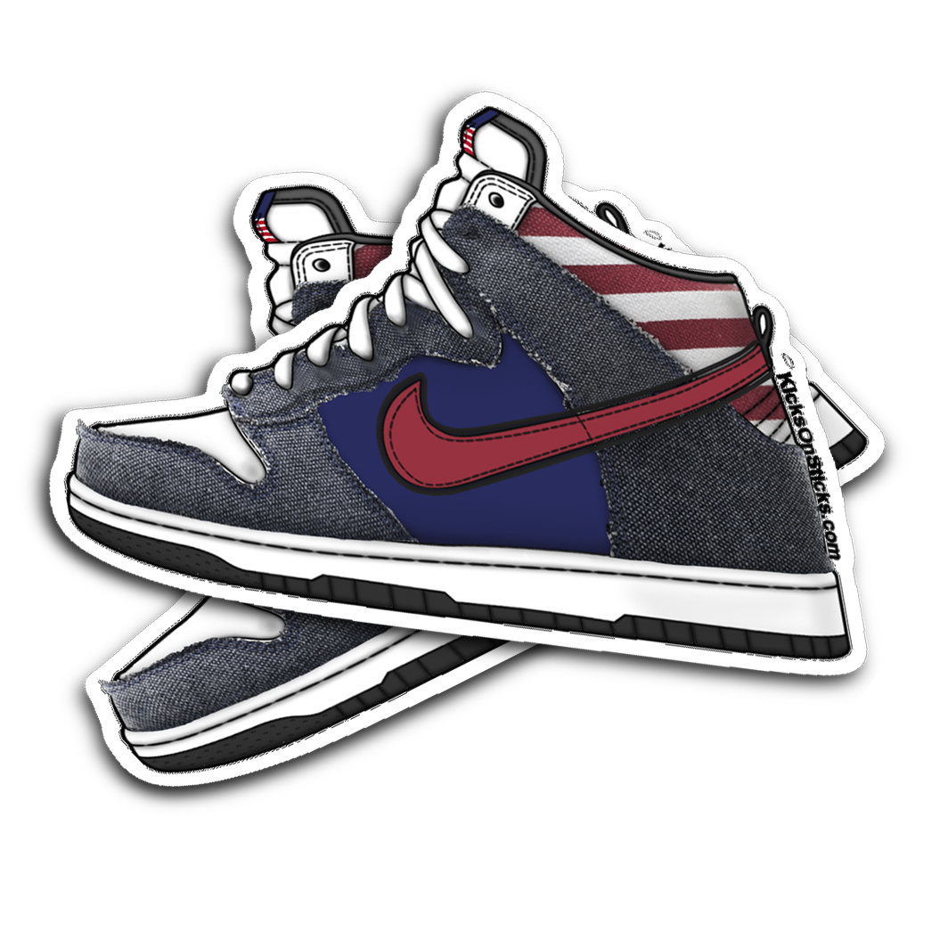 SB Dunk High "USA" Sneaker Sticker