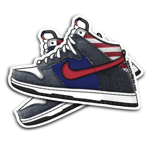 SB Dunk High "USA" Sneaker Sticker