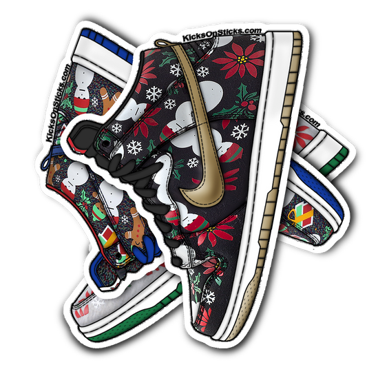 SB Dunk High "Ugly Sweater Black" Sneaker Sticker