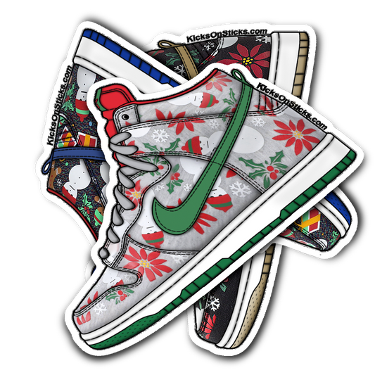 SB Dunk High "Ugly Sweater Grey" Sneaker Sticker