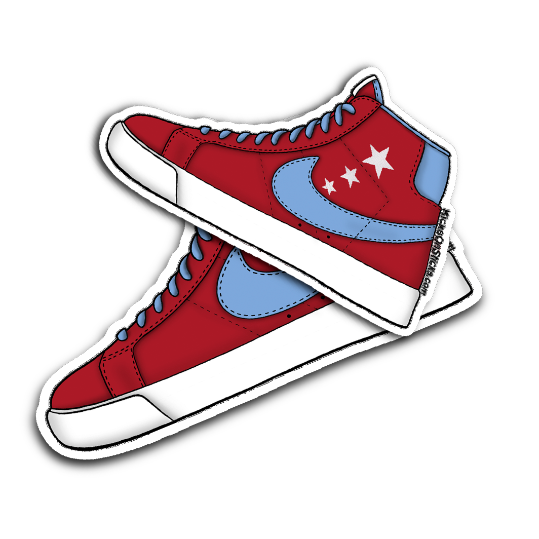 SB Blazer "Vanilla Ice" Sneaker Sticker