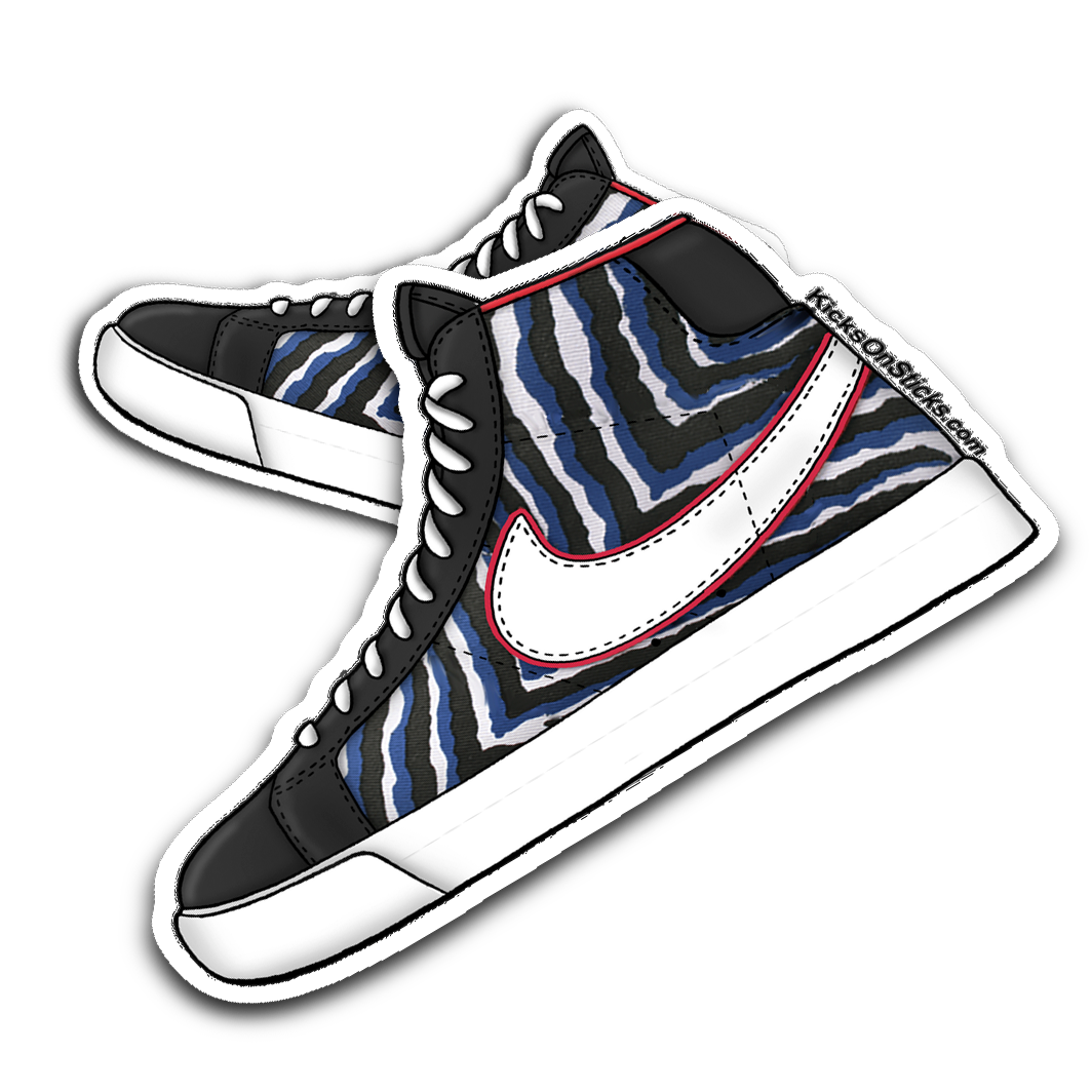 SB Blazer "Zebra" Sneaker Sticker