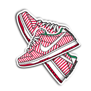 SB Dunk Low "Candy Cane" Sneaker Sticker