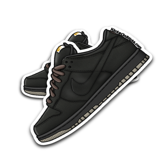 SB Dunk Low "Carhartt Black" Sneaker Sticker