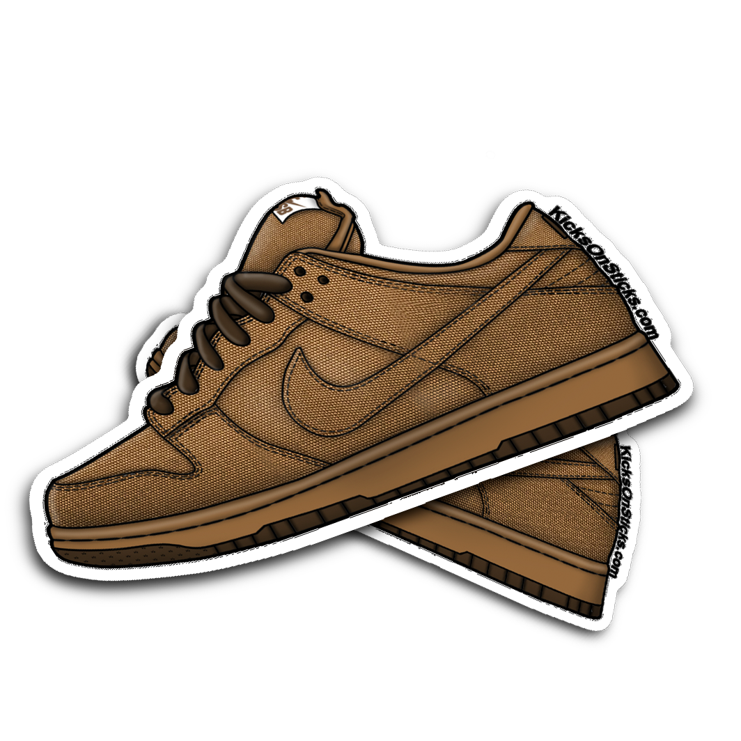 SB Dunk Low "Carhartt Brown" Sneaker Sticker