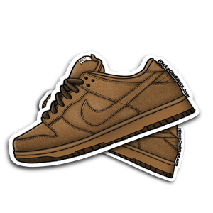 SB Dunk Low "Carhartt Brown" Sneaker Sticker