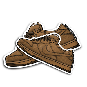 SB Dunk Low "Carhartt Brown" Sneaker Sticker