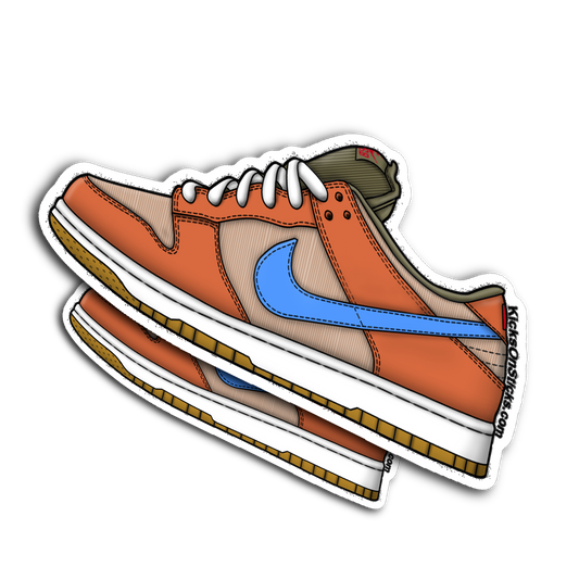 SB Dunk Low "Corduroy" Sneaker Sticker