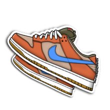 SB Dunk Low "Corduroy" Sneaker Sticker