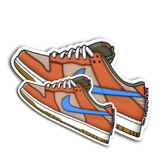 SB Dunk Low "Corduroy" Sneaker Sticker