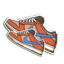 SB Dunk Low "Corduroy" Sneaker Sticker