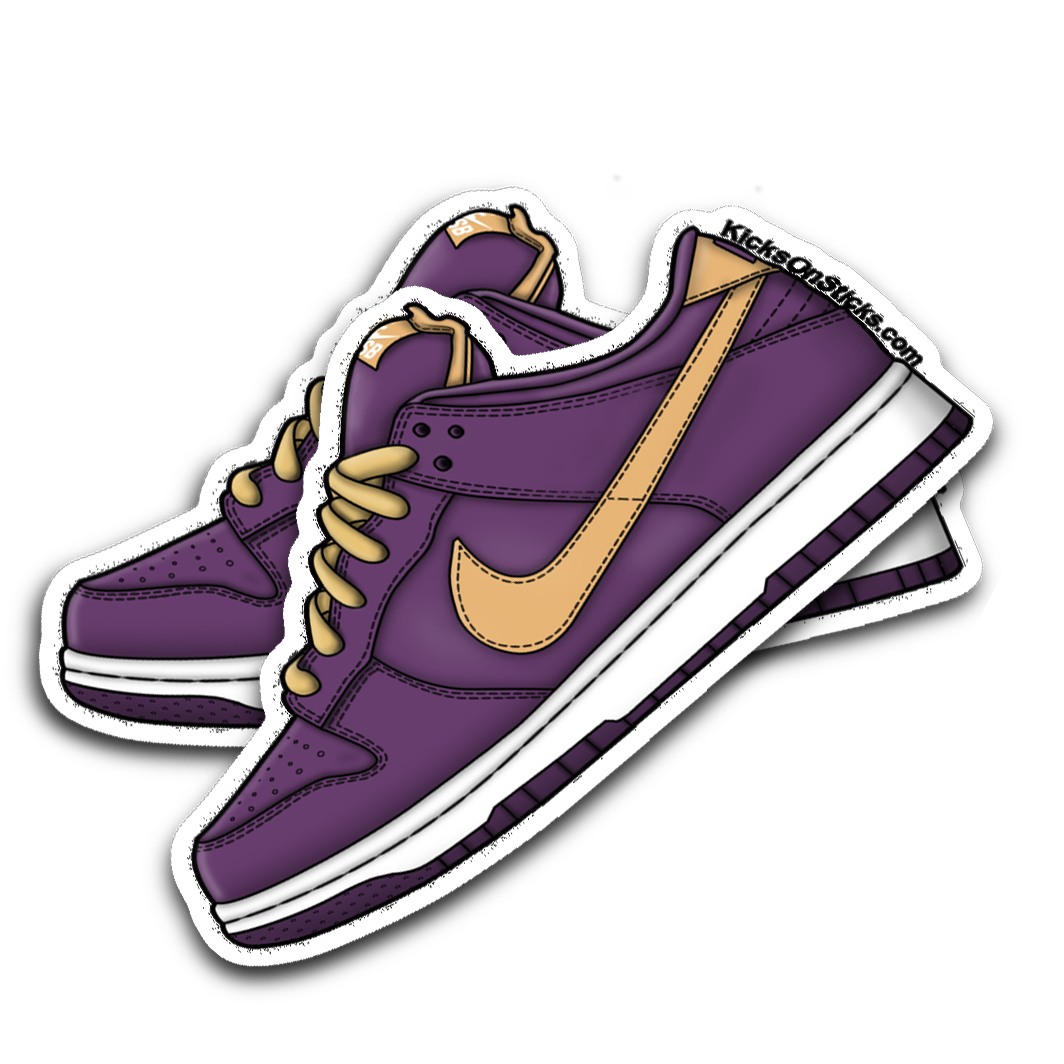 SB Dunk Low "Crown Purple" Sneaker Sticker