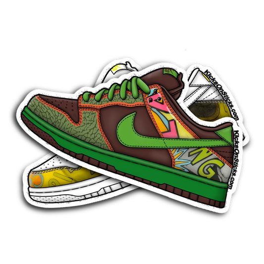 SB Dunk Low "De La Soul" Sneaker Sticker