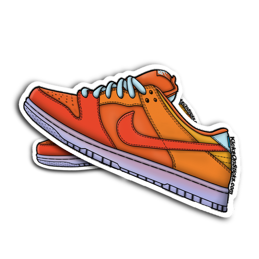 SB Dunk Low "Fire and Ice" Sneaker Sticker