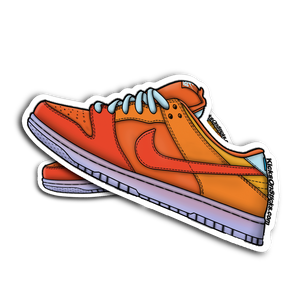 SB Dunk Low "Fire and Ice" Sneaker Sticker