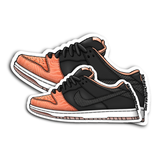 SB Dunk Low "Fish Ladder Salmon" Sneaker Sticker