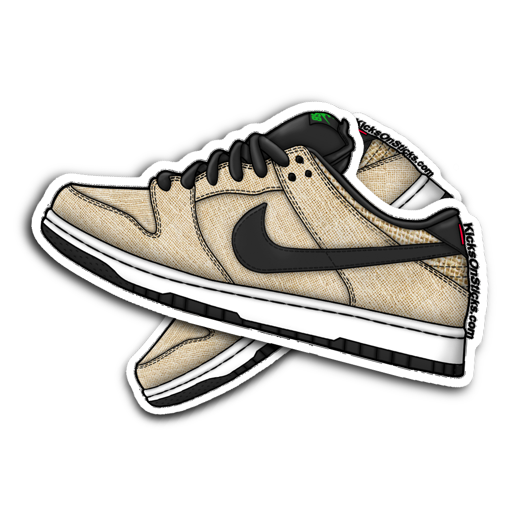 SB Dunk Low "Hemp 2016" Sneaker Sticker