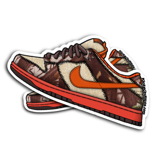 SB Dunk Low "Hunter" Sneaker Sticker