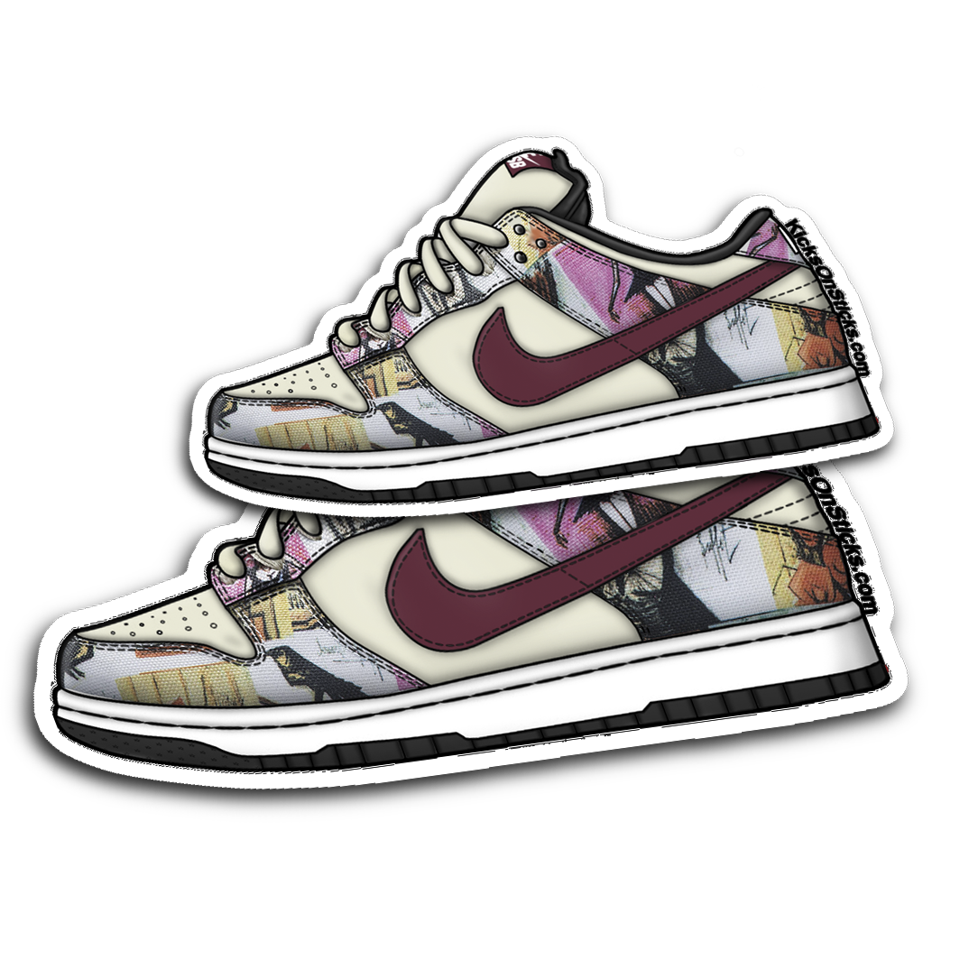 SB Dunk Low "Paris" Sneaker Sticker