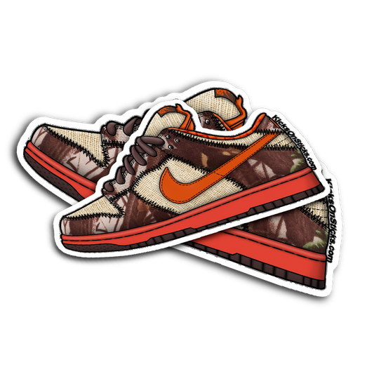 SB Dunk Low "Hunter" Sneaker Sticker