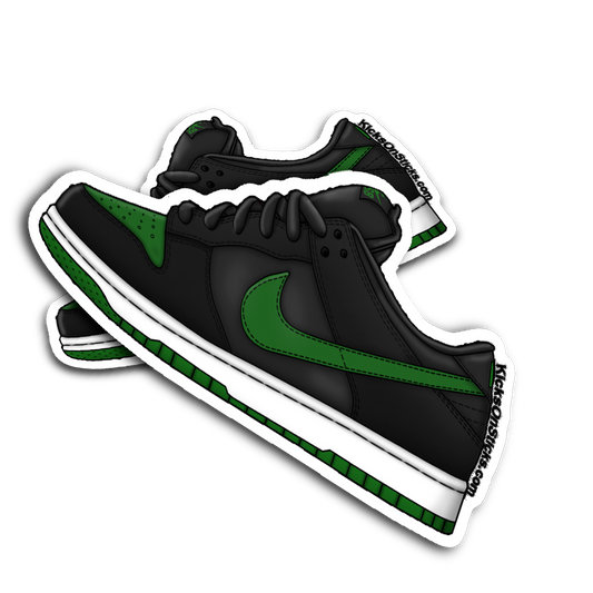 SB Dunk Low "J Pack Pine Green" Sneaker Sticker