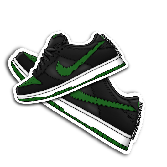 SB Dunk Low "J Pack Pine Green" Sneaker Sticker