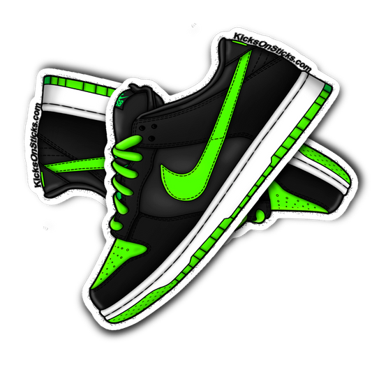 SB Dunk Low "J Pack Neon" Sneaker Sticker