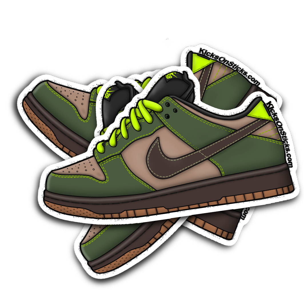 SB Dunk Low "Jedi" Sneaker Sticker