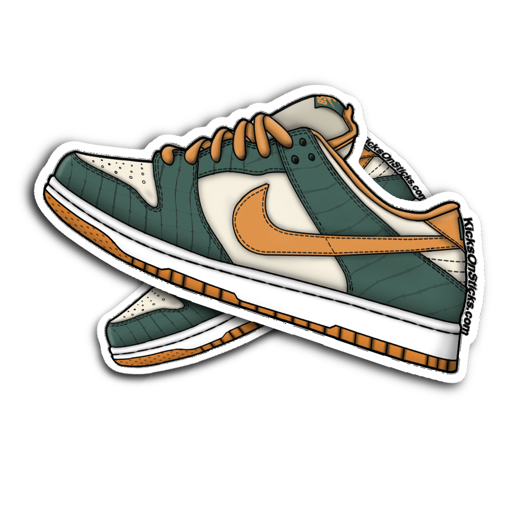 SB Dunk Low "Kumquat" Sneaker Sticker