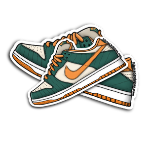 SB Dunk Low "Kumquat" Sneaker Sticker