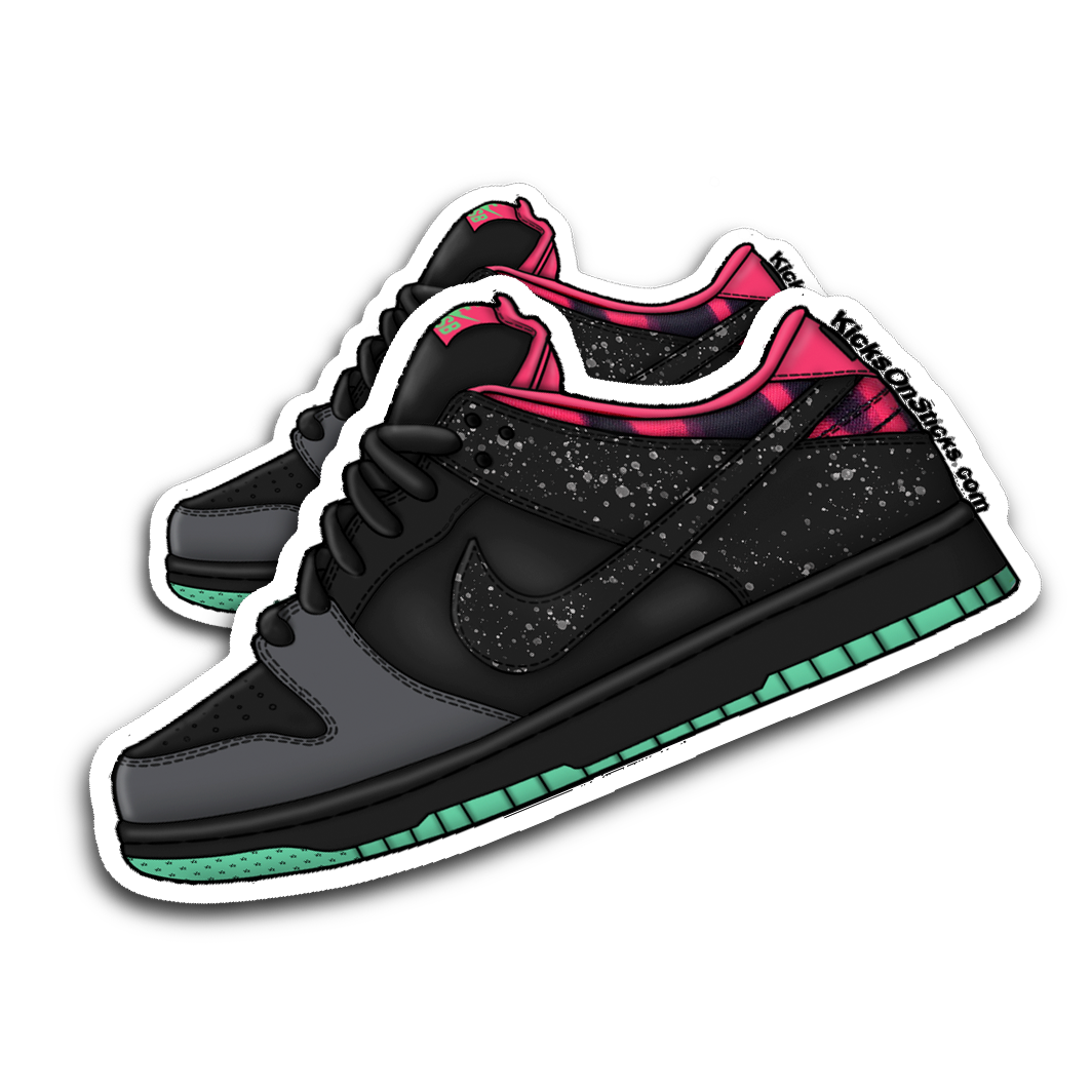 SB Dunk Low "Northern Lights" Sneaker Sticker