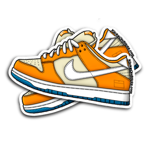 SB Dunk Low "Orange Box" Sneaker Sticker