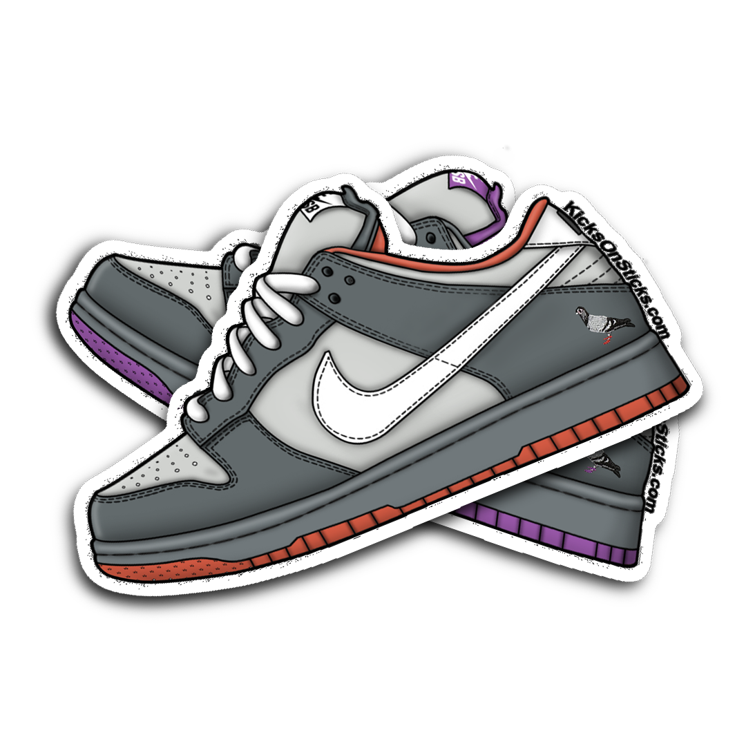 SB Dunk Low "Pigeon Orange" Sneaker Sticker