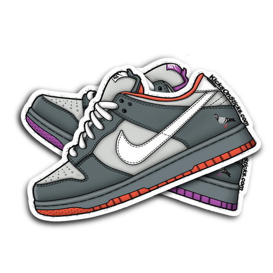 SB Dunk Low "Pigeon Orange" Sneaker Sticker