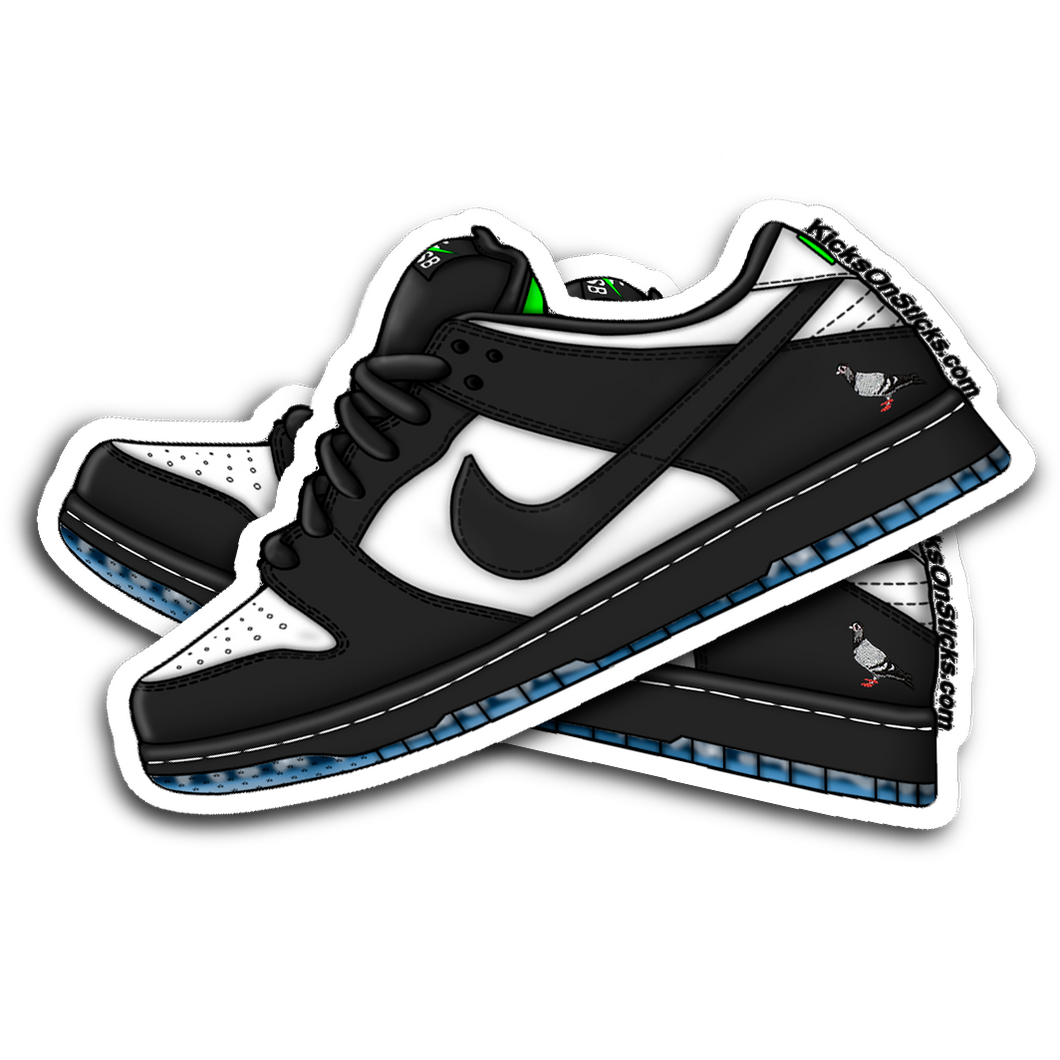 SB Dunk Low Pigeon Panda Sneaker Sticker