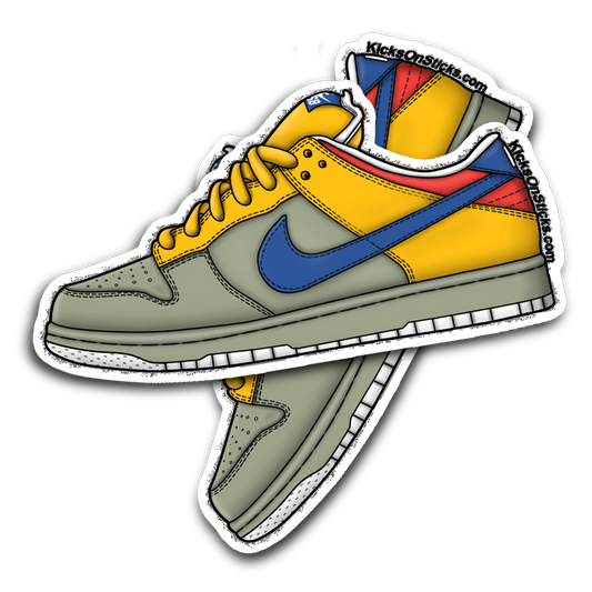 SB Dunk Low "Puff N Stuff" Sneaker Sticker