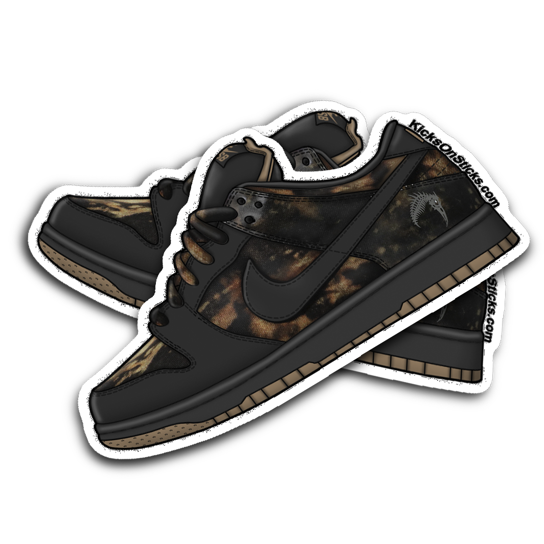 SB Dunk Low "Pushead 2" Sneaker Sticker