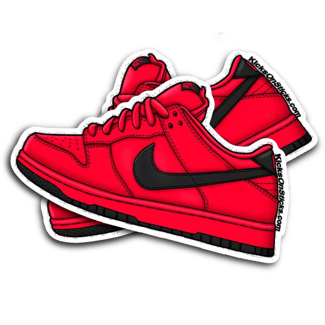 SB Dunk Low "Red Devil" Sneaker Sticker