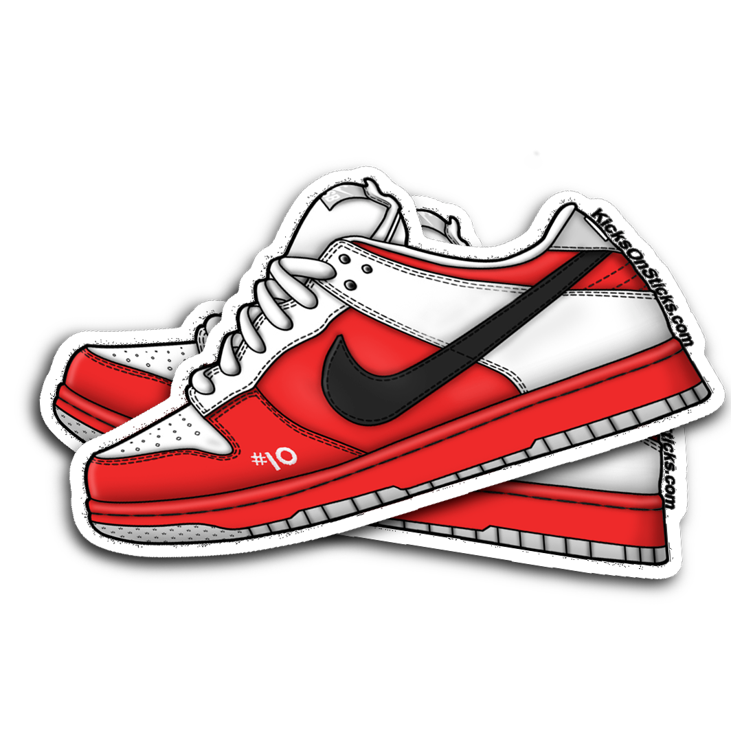 SB Dunk Low "Roller Derby" Sneaker Sticker