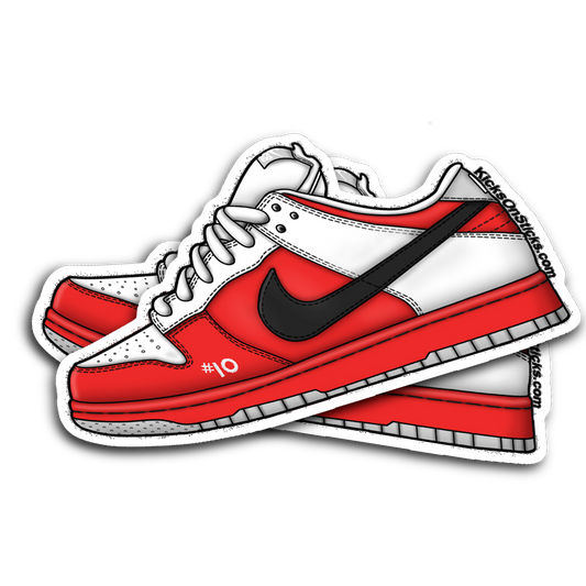 SB Dunk Low "Roller Derby" Sneaker Sticker