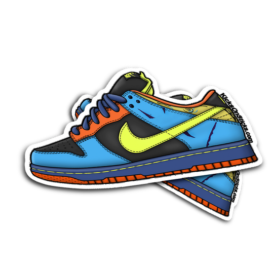 SB Dunk Low "Skate or Die" Sneaker Sticker