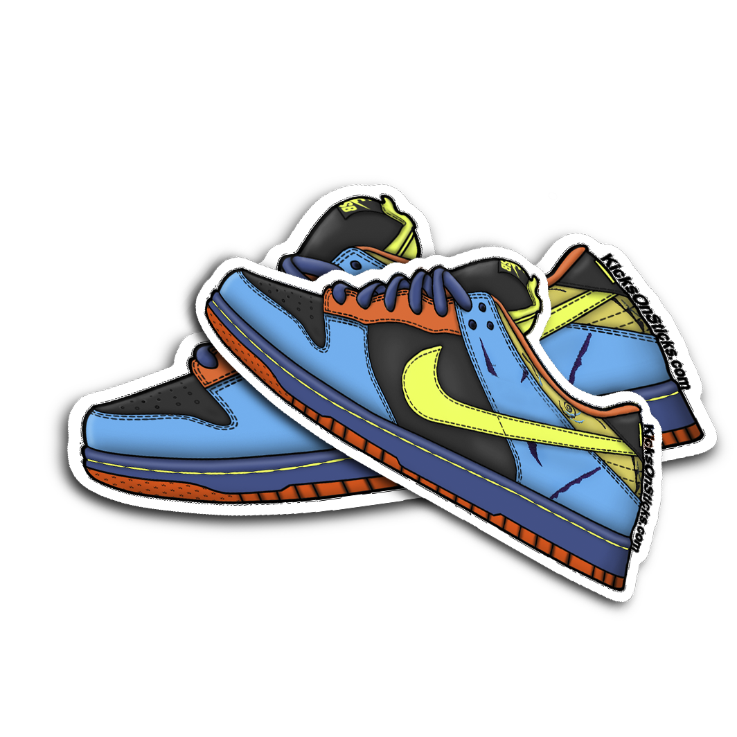 SB Dunk Low "Skate or Die" Sneaker Sticker