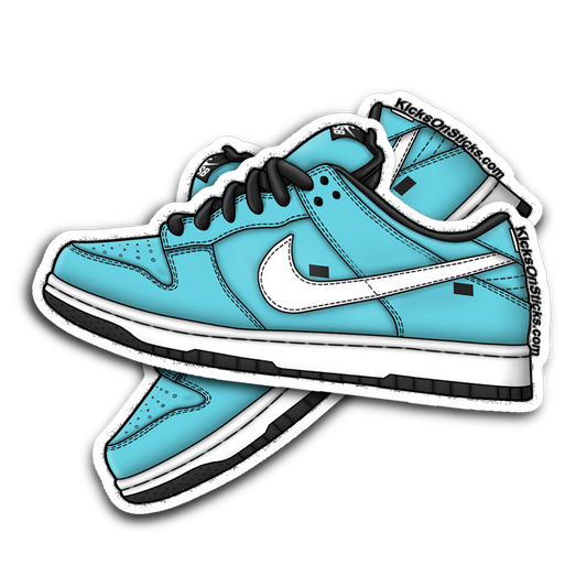 SB Dunk Low "Taxi Blue" Sneaker Sticker