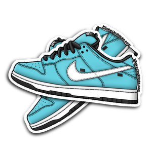 SB Dunk Low "Taxi Blue" Sneaker Sticker