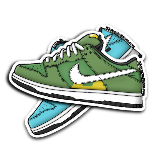 SB Dunk Low "Green Taxi" Sneaker Sticker