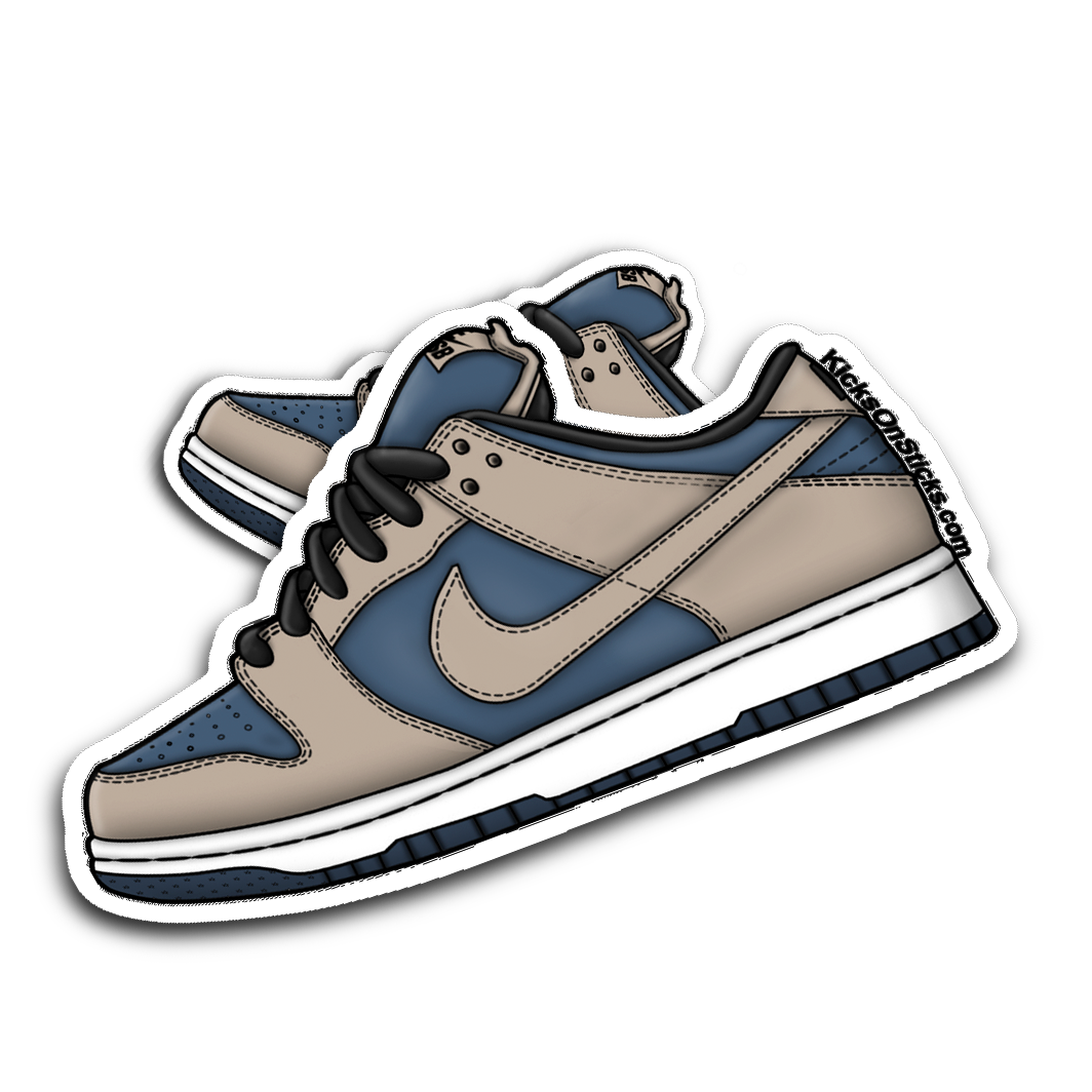 SB Dunk Low "Thunderstorm" Sneaker Sticker