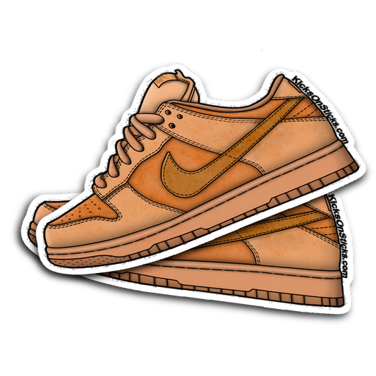 SB Dunk Low "Wheat" Sneaker Sticker
