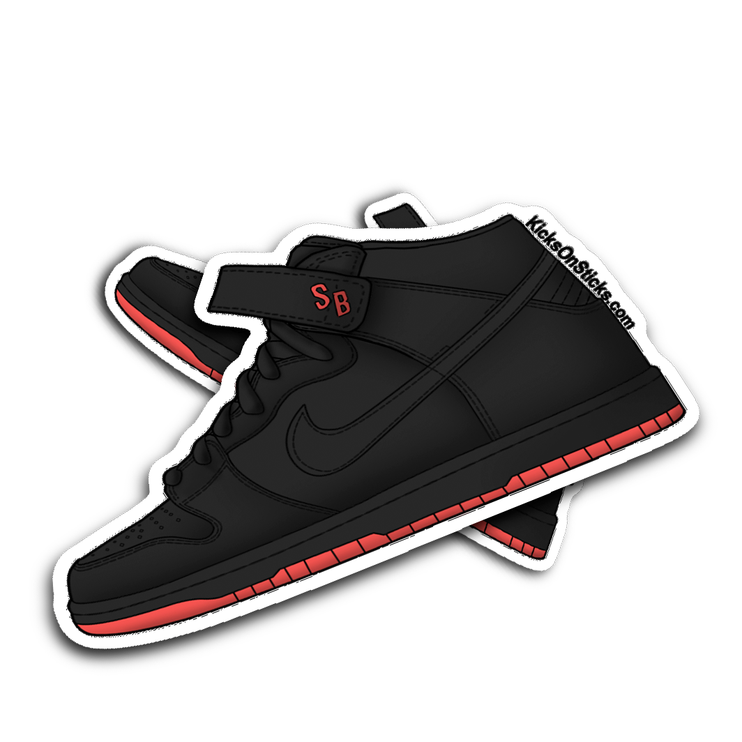 SB Dunk Mid "Halloween" Sneaker Sticker