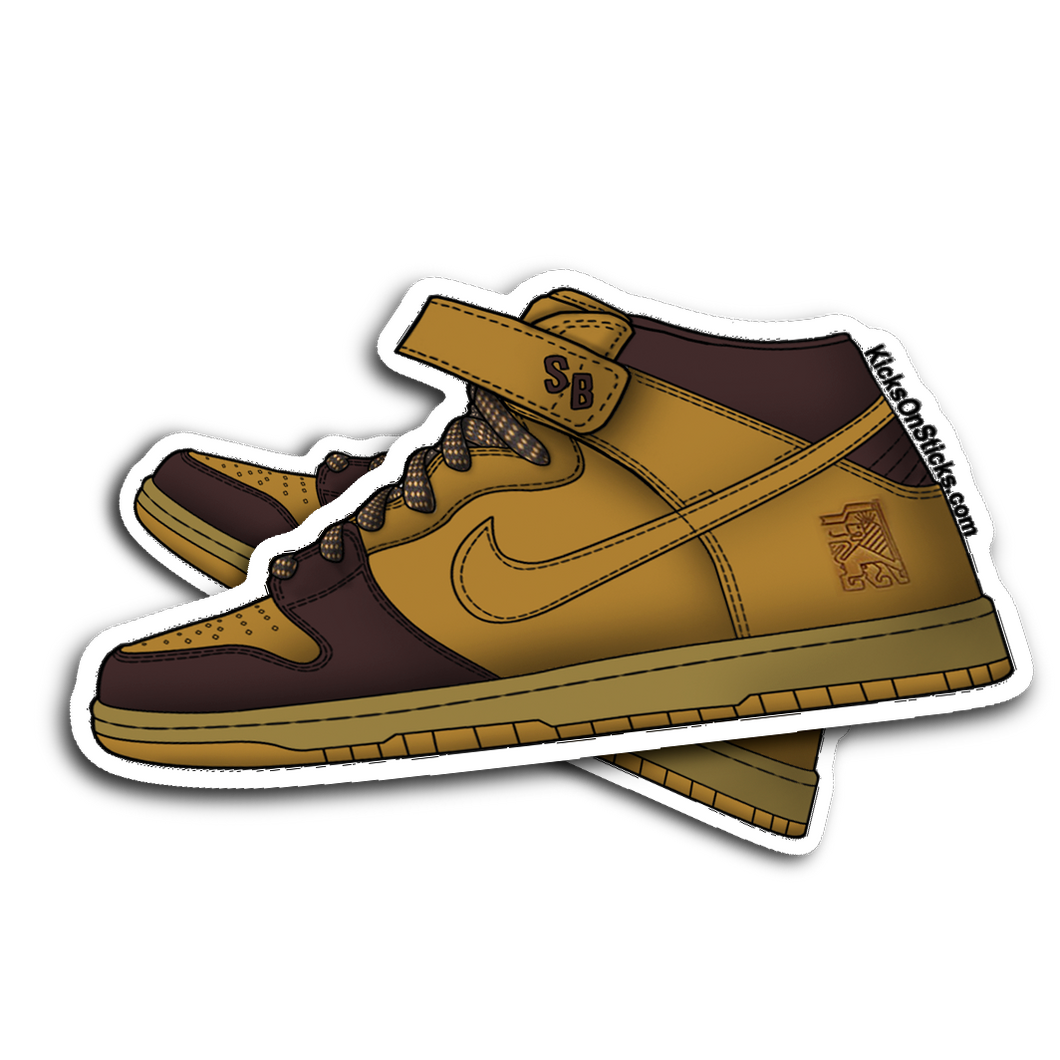 SB Dunk Mid Lewis Marnell Sneaker Sticker